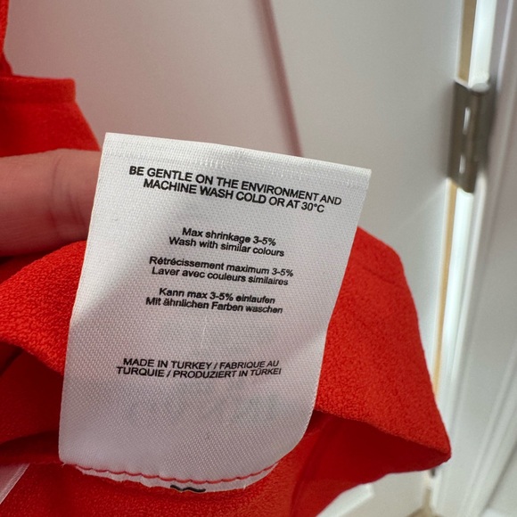 Red Ruffled Women's Top - Picture 7 of 7